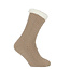 Basset antislip huissokken knit - beige