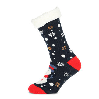 Basset Basset antislip huissokken kerst - snowman