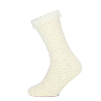 Basset Basset antislip huissokken knit - off-white