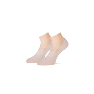 Teckel Teckel antibacterieel skinlife footies 2 paar - beige