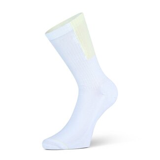 XPOOOS Bamboe damessokken essential - white/yellow